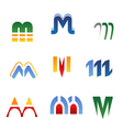 Alphabet symbols vector image