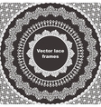 Set of lace frames vector image