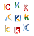 Alphabet symbols vector image