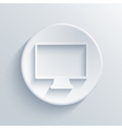 Light circle icon vector image