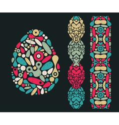 Kaleidoscope background vector image
