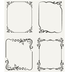 Blank frames vector image