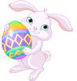 Easter bunny vector image