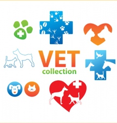 Vet collection vector image
