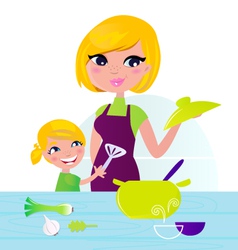 Mother with child vector image