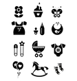 Baby icons Baby icons vector image