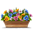 Flowerpot vector image