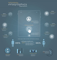 Gray infograph 2 vector image