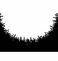 Crowd amphitheater vector image