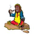 Rastaman vector image