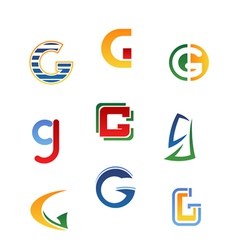 Alphabet symbols vector image