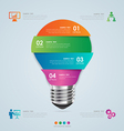 Business concept infographic template vector image