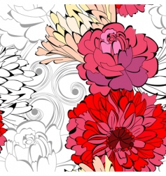 Summer seamless wallpaper vector image
