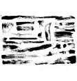Brush strokes vector image