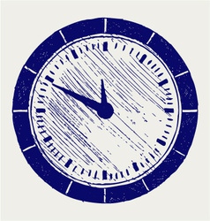 Clock vector image