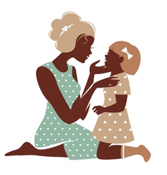 Card of Happy Mothers Day vector image