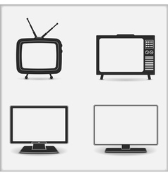 TV Icons vector image