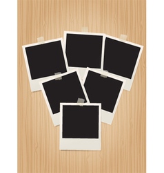 Polaroids vector image