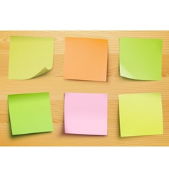 Post it notes vector image