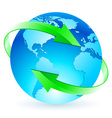 Protecting the planet vector image