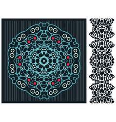 Kaleidoscope background vector image