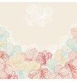Abstract elegance seamless flower background with vector image