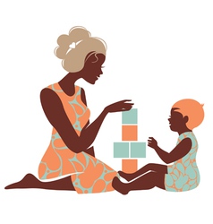 Card of Happy Mothers Day vector image