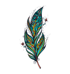 Feather pen Royalty Free Vector Image - VectorStock