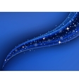 Christmas Bright Blue Background vector image