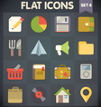 Universal Flat Icons for Applications Set 4 vector image