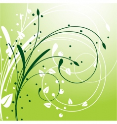 Floral background vector image