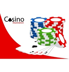 Casino illustration vector image