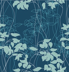 Foliage pattern vector image