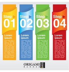 Abstract colorful vertical banner EPS10 vector image