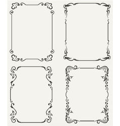 Blank frames vector image