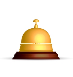 Reception bell vector image