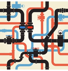 Pipes vector image