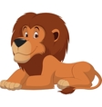 Cute lion cartoon vector image