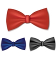 Bowtie set vector image