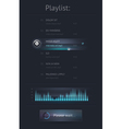Elements of User Interface for Web vector image