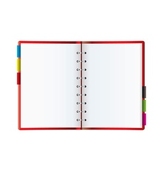 Organizer web blog vector image