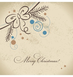 Christmas background vector image