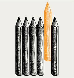 Individuality vector image