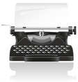 Old typewriter 02 vector image