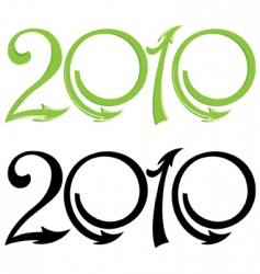 Greener 2010 vector image