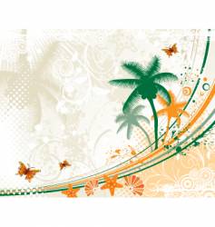 Summer background vector image
