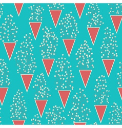 Cute seamless pattern with many small twigs vector image