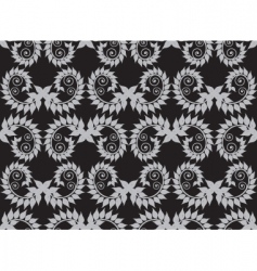 Floral seamless background vector image