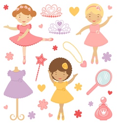 Ballerinas vector image