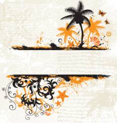 Summer background Summer background vector image